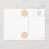 Cartes Pour Fêtes Annuelles Coeurs colorés - Heureuse Sainte-Valentin ! (Dos)