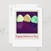 Cartes Pour Fêtes Annuelles Coeurs de bonbons (Devant / Derrière)