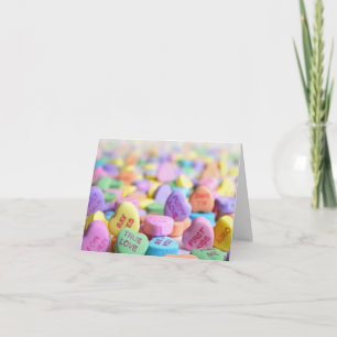 Cartes Pour Fêtes Annuelles Coeurs de bonbons Valentine