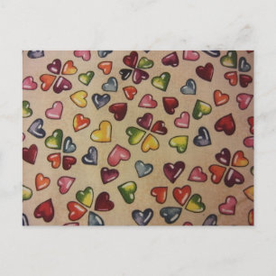 Cartes Pour Fêtes Annuelles Coeurs de bonbons Valentine