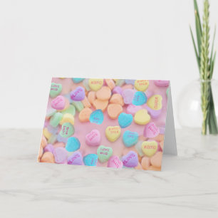 Cartes Pour Fêtes Annuelles coeurs de bonbons valentines
