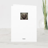 Cartes Pour Fêtes Annuelles Coeurs de chocolat (Dos)