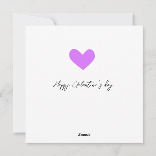 Cartes Pour Fêtes Annuelles Coeurs de Lavande Rose Chaud Brillant Heureux Gale (Dos)