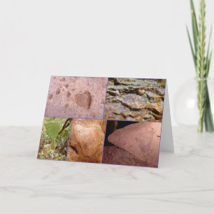 Cartes Pour Fêtes Annuelles Coeurs de Merci dans la nature