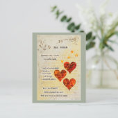 Cartes Pour Fêtes Annuelles Coeurs de rêve Valentine (Debout devant)