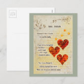 Cartes Pour Fêtes Annuelles Coeurs de rêve Valentine (Devant / Derrière)