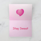 Cartes Pour Fêtes Annuelles Coeurs d'entretien doux (Intérieur)