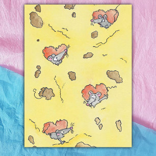 Cartes Pour Fêtes Annuelles Cœurs fromage Saint-Valentin