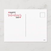 Cartes Pour Fêtes Annuelles Coeurs Heureuses Saintes-Valentin (Dos)