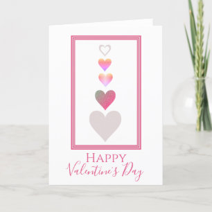 Cartes Pour Fêtes Annuelles Coeurs Heureuses Saintes-Valentin Sympa Script mod