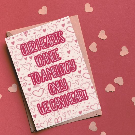 Cartes Pour Fêtes Annuelles Coeurs mignons Couple Love Saint Valentin