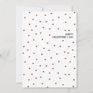 Cartes Pour Fêtes Annuelles Cœurs minuscules sans couture Joyeuse Saint-Valent
