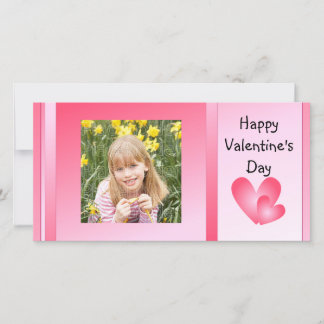 Cartes Pour Fêtes Annuelles Coeurs roses et blancs mignons