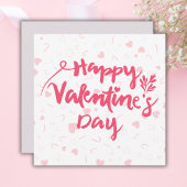 Cartes Pour Fêtes Annuelles Cœurs roses Joyuse Saint-Valentin