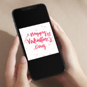 Cartes Pour Fêtes Annuelles Cœurs roses Joyuse Saint-Valentin