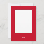 Cartes Pour Fêtes Annuelles Cœurs rouges mignons (Dos)