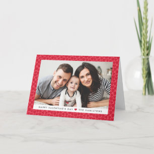 Cartes Pour Fêtes Annuelles Cœurs rouges Photo de la Saint Valentin