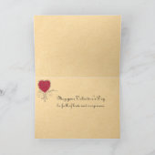 Cartes Pour Fêtes Annuelles Coeurs vintages de cupidon (Intérieur)