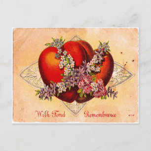 Cartes Pour Fêtes Annuelles Coeurs vintages de Valentine