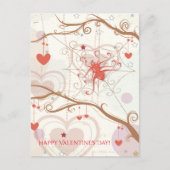 Cartes Pour Fêtes Annuelles Coeurs Web Heureuses Saintes-Valentin mignons Spid (Devant)