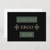 Cartes Pour Fêtes Annuelles Cogito (Devant / Derrière)