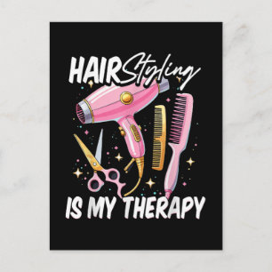 Cartes Pour Fêtes Annuelles Coiffeur Est Ma Thérapie