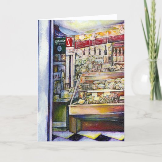 Cartes Pour Fêtes Annuelles Cold Brew in a Hot Deli (Devant)