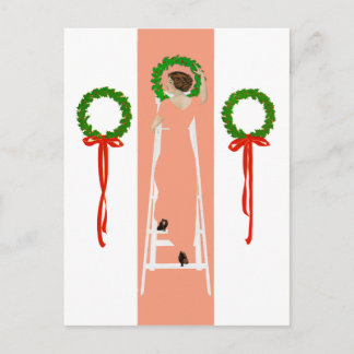 Cartes Pour Fêtes Annuelles Coles Phillips Fadeaway Christmas Deck The Halls
