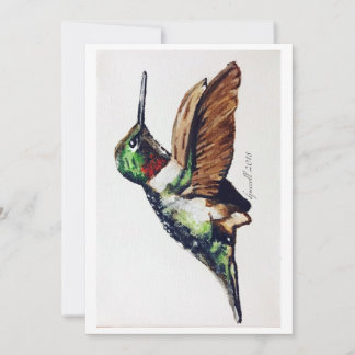 Cartes Pour Fêtes Annuelles Colibri