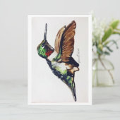 Cartes Pour Fêtes Annuelles Colibri (Debout devant)
