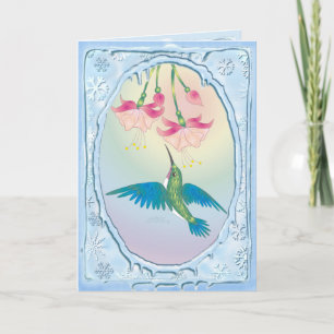 Cartes Pour Fêtes Annuelles COLIBRI par SHARON SHARPE