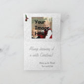 Cartes Pour Fêtes Annuelles Colibris et ornements (Intérieur)