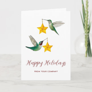 Cartes Pour Fêtes Annuelles Colibris personnalisés