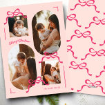 Cartes Pour Fêtes Annuelles collage 4 photo multi photos arcs roses Oval Photo<br><div class="desc">***cette conception fait partie d'une collection correspondante*** _________________________ ce modèle de conception est entièrement modifiable / personnalisable par vous le client - cliquez sur personnaliser un autre bouton si vous souhaitez déplacer, ajouter, supprimer ou apporter des modifications importantes à la conception ___________________________________________________ si vous avez des questions sur le DESIGN...</div>