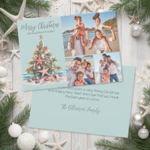 Collage de 3 photos de famille pour un joyeux Noël