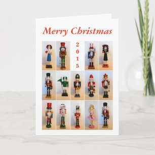 Cartes Pour Fêtes Annuelles Collage de casse-noix