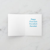 Cartes Pour Fêtes Annuelles Collage de Chanukah (Intérieur)