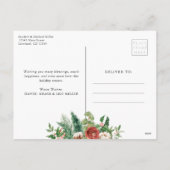 Cartes Pour Fêtes Annuelles Collage de photos de Noël (Dos)