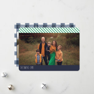 Cartes Pour Fêtes Annuelles Collage de photos de Noël d'une famille amusante