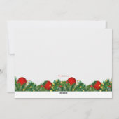 Cartes Pour Fêtes Annuelles Collage de photos des ornements et lumières de Noë (Dos)