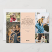 Cartes Pour Fêtes Annuelles Collage de photos multiples Fête des mères (Dos)