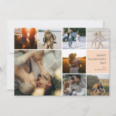 Cartes Pour Fêtes Annuelles Collage de photos multiples Valentines Day (Devant)