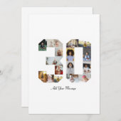 Cartes Pour Fêtes Annuelles Collage de photos numéro 30 (Devant / Derrière)