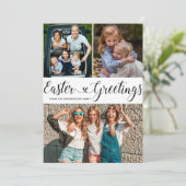 Cartes Pour Fêtes Annuelles Collage de photos Salutations de Pâques (Debout devant)