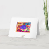 Cartes Pour Fêtes Annuelles Collage de vacances de crabe (Dos)