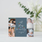 Cartes Pour Fêtes Annuelles Collage photo Cute Four Noël (Debout devant)