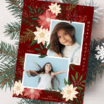 Cartes Pour Fêtes Annuelles Collage photo de Christmas Poinsettia Splendor<br><div class="desc">💌 Partagez l'amour et répandez la joie des vacances avec ma carte de voeux soigneusement conçue. Cette carte est une toile de fond pour vos souhaits de vacances à vos amis, famille et collèges. J'ai décoré les motifs captivants et cela a défini toute ma collection de vacances. J'espère que vous...</div>