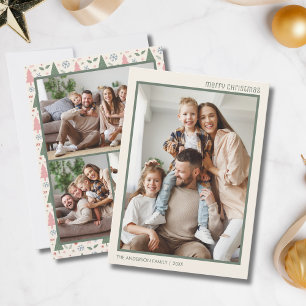 Cartes Pour Fêtes Annuelles Collage photo de famille Noël 4