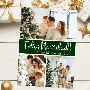 Cartes Pour Fêtes Annuelles Collage photo de Feliz Navidad