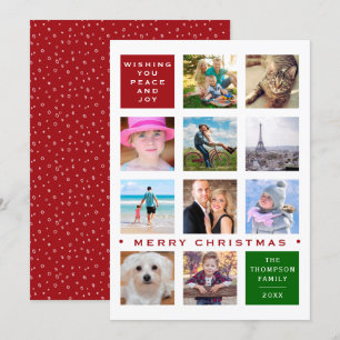 Cartes Pour Fêtes Annuelles Collage photo de Holiday 12